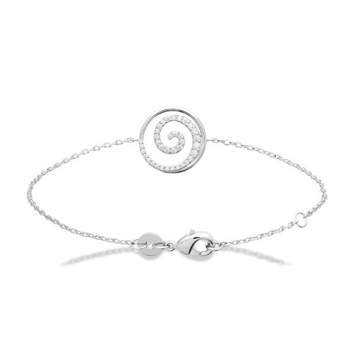 Bracelet Brillaxis Spirale Argent Oz