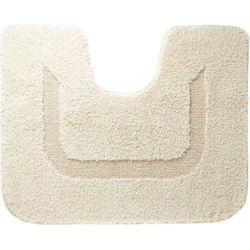 KAL-Cotton Nova, Tapis De Contour Wc, Coton, 45 X 60 Cm, Naturel