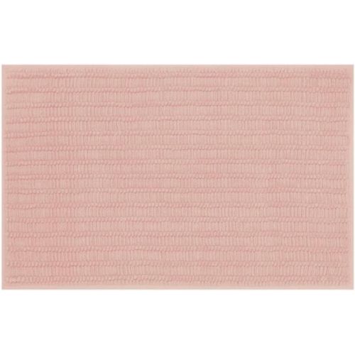 KAL-Tapis De Bain Coton Ada 50X80Cm Rose Pastel