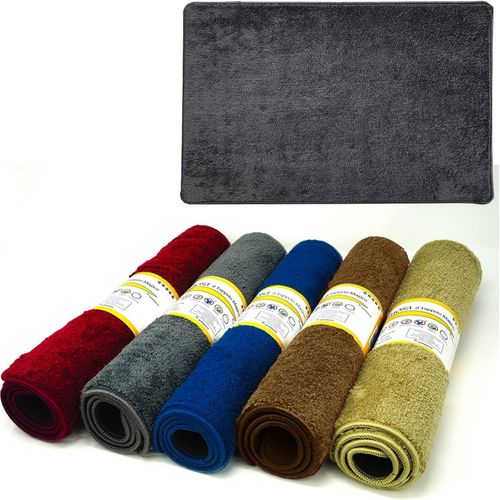 KAL-Tapis De Salle De Bain Antidérapant 40X60 Gris