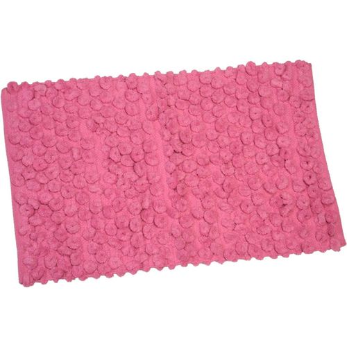KAL-Tapis De Bain Rose Antidérapant Ultra Doux 70 X 45 Cm