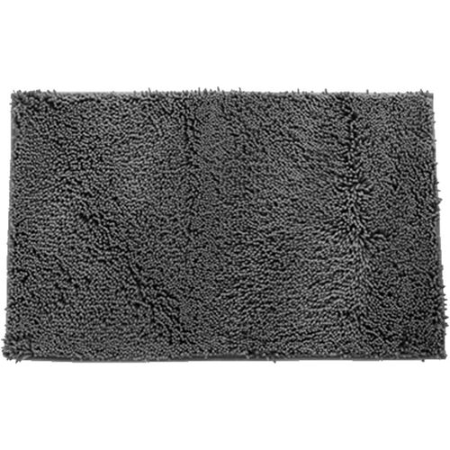 KAL-Tapis De Bain Chenille Antidérapant En Microfibre Shaggy Tapis De Bain Extra Épais Absorbant L'Eau Tapis De Sol Shaggy Lavable En Machine Pour Salle De Bain Ouverture De Porte