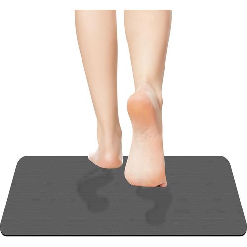 Kal-Grand Tapis De Bain Antidérapant Super Absorbant À Séchage Rapide Pour Salle De Douche, Baignoire, Évier, Chambre À Coucher (Gris Foncé, 40 X 60 Cm)