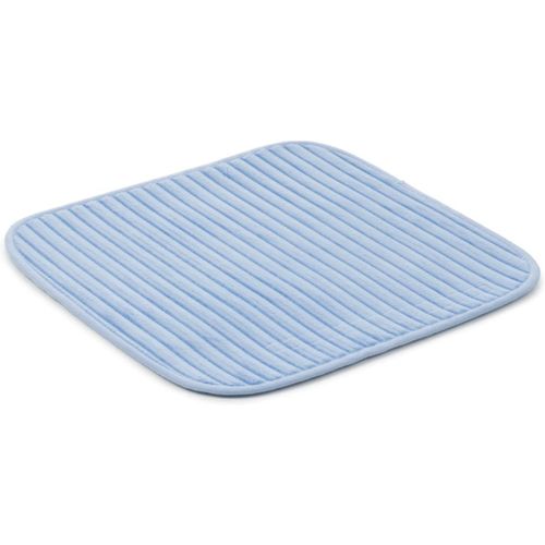 KAL-- Tapis De Bain Doux Antidérapant, 100% Polyester, 50 X 45 Cm - Bleu Ciel