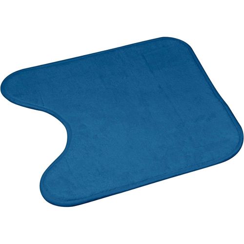 KAL-, Tapis Contour Wc (45 X 45 Cm) Vitamine Bleu/Emeraude, Microfibre