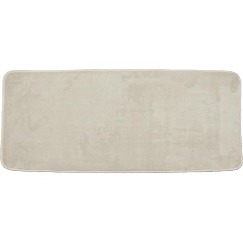 KAL-, Tapis De Bain (50 X 120 Cm) Vitamine Taupe, Microfibre