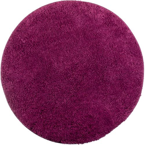 KAL-Tapis De Salle De Bain Ø 60 Cm Tapis De Bain Lavable Antidérapant Microfibre Douce Rond - Baie