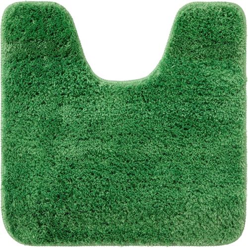 KAL-Tapis De Toilette Antidérapant Tapis Absorbant Tapis Moelleux Microfibre Forme De U Vert Herbe 45X45Cm
