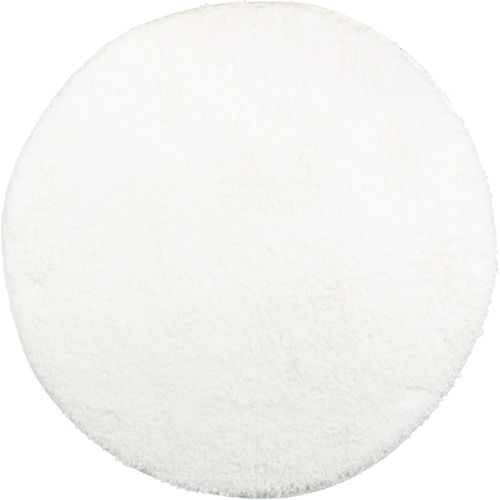 KAL-Tapis De Bain Rond Blanc Ø 60 Cm