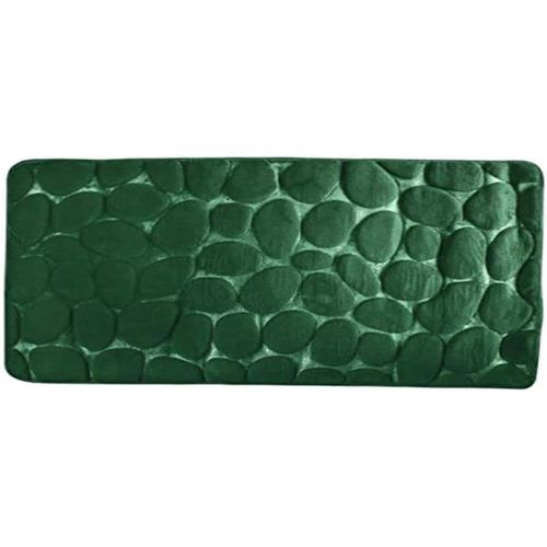 KAL-Tapis De Bain Antidérapant 40 X 60 Cm - Vert Foncé
