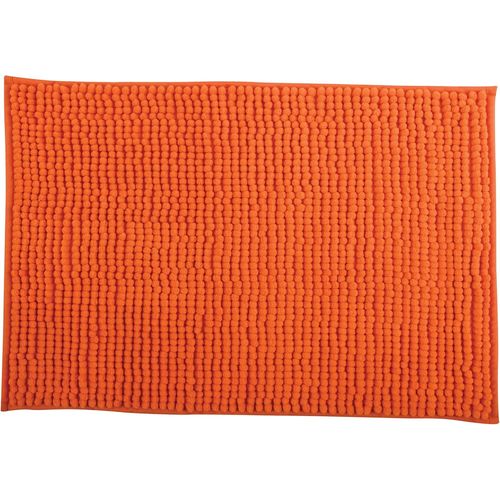 KAL-Tapis De Bain Microfibre Chenille 50X80Cm Orange