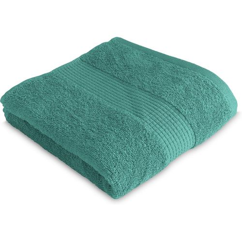 Kal-Serviette De Toilette 50 X 90 Cm - 100% Coton - 450 Gr/M2 - Vert Lagon