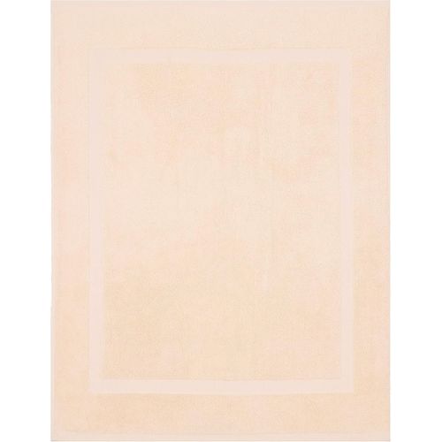 KAL-Tapis De Bain Taille 50X70 Cm 100% Coton Qualité 650 G/M² Premium Couleur Beige