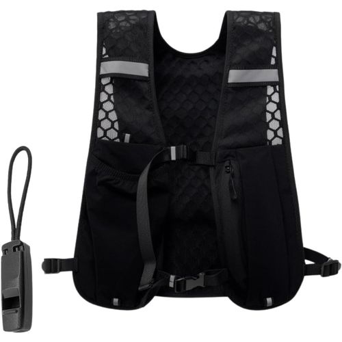 Kal-Sac À Dos D'hydratation, Réglable Sac À Dos Gilet Trail Avec Sifflet Léger Et Respirant Réfléchissant Gilet Course A Pied Femme Homme Pour Marathon