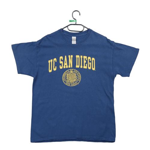 Reconditionné - T-Shirt Gildan Uc San Diego - Taille L - Homme - Marine