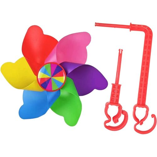 Kal-Moulin À Vent Pour Vélo D'enfant - Décoration Pour Tous Les Vélos, Scooters, Tricycles, Roues, Poussettes, Buggys - Multicolore