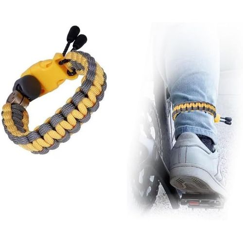 Kal-Serre Pantalon Velo, Brassard Securite Avec Bande Élastique Et Boucle, Serre Pantalon Velo Unisexe, Pour Vélo, Jogging, Randonnée