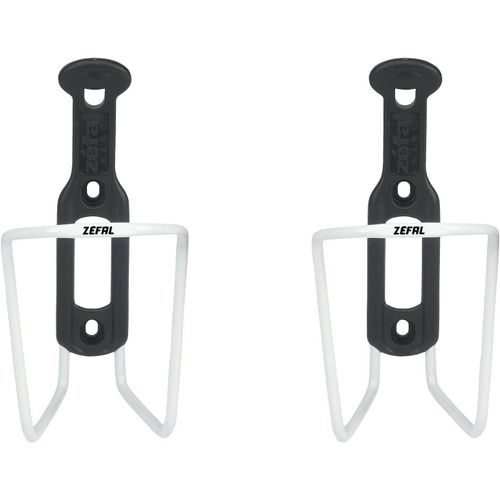 Kal-Pack Alu Plast 124 - Pack De Deux Porte-Bidons Velo - Porte Gourde En Aluminium Pour Tout Type De Velo - Léger Et Robuste - Blanc