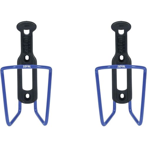 Kal-Pack Alu Plast 124 - Pack De Deux Porte-Bidons Velo - Porte Gourde En Aluminium Pour Tout Type De Velo - Léger Et Robuste - Bleu