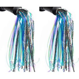 Kal-1 Paire De Rubans Colorés Pour Guidon De Vélo Et Scooter Pour Enfants - Accessoires De Décoration