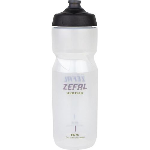 Kal-Sense Pro 80 Translucide Bidon Velo - Gourde Velo Route Et Vtt Légère Et Étanche - Fabriqué En France - 85 G, 800 Ml