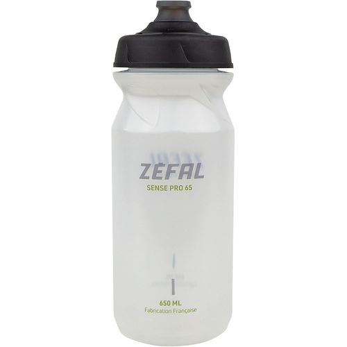 Kal-Sense Pro 65 Translucide Bidon Velo - Gourde Velo Route Et Vtt Légère Et Étanche - Fabriqué En France - 79 G, 650 Ml