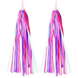Kal-Ruban Pour Vélo Guidon D`Enfant,1 Paire Scooter Streamer Enfants Cyclisme Coloré Gland Ruban Vélo Guidon Streamer Balance Vélo Décoratif Gland Pour Guidon De Vélo Enfants Vélo Banderoles Glands