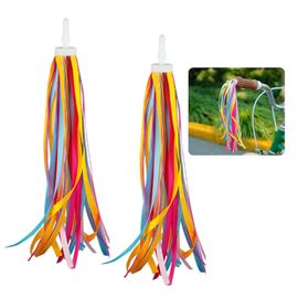 Kal-Vélo Guidon Streamers,2 Pcs Enfant Vélo Rubans Tassel Banderoles De Guidon De Vélo Pompon Velo Fille Glands Scooter Enfants Pour Accessoires De Vélo