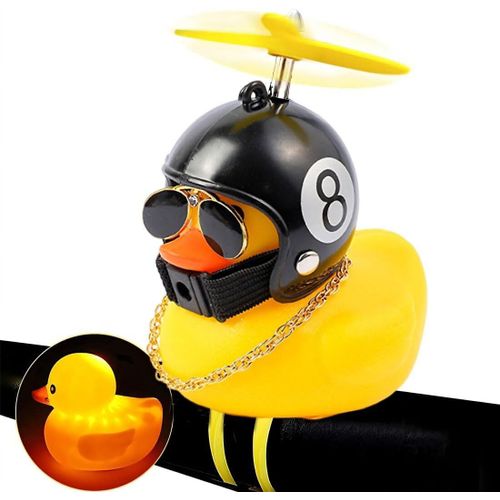 Kal-Sonnette Velo, Klaxon Velo, Canard En Plastique, Sonnette Velo Adulte, Sonnette Velo Enfant, Accessoire Voiture Rigolo