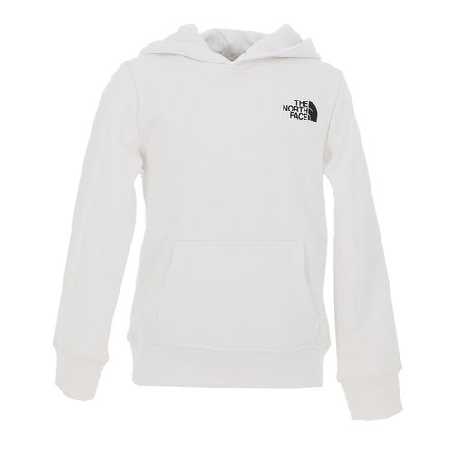 Sweat Capuche Hooded The North Face Teen Box Nse Regular Pullover Hdie Blanc 13-15 Ans