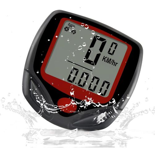 Kal-Compteur Velo Sans, Compteur De Vitesse Velo Compteur De Kilomètres Vtt Étanche Ordinateur De Vélo Filaire Facile À Utiliser Avec De Grandes Touches Et Une Présentation Claire
