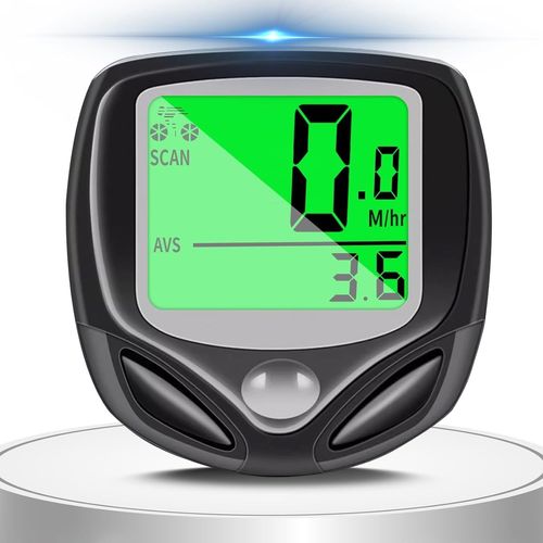 Kal-Compteur De Vitesse De Vélo Imperméable À L'eau Sans Fil Vélo Ordinateur Et Vélo Odomètre Réveil Automatique Multifonction Lcd Rétro - Éclairage Affichage