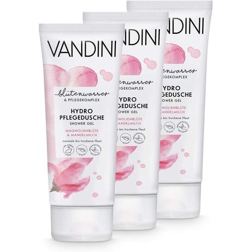 Kal-Gel Douche Hydratant Femme Au Fleur De Magnolia Et Lait D'amande Douce - Savon Douche Pour Peaux Normales À Sèches - Sans Silicones, Parabènes & Huiles Minérales (3x 200 Ml) 