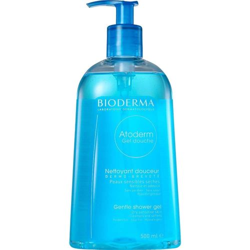 Kal-Atoderm Gel Douche Sans Savon - Nettoyant Doux Pour Peaux Normales À Sèches - Prescrit Par Des Dermatologues - Flacon Pompe 500 Ml 
