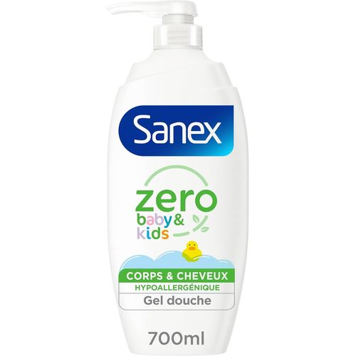 Kal-- Pompe Gel Douche Zéro Baby Kids - Sans Savon - Pour Les Peaux Délicates - Bébé Et Enfant - 700ml 