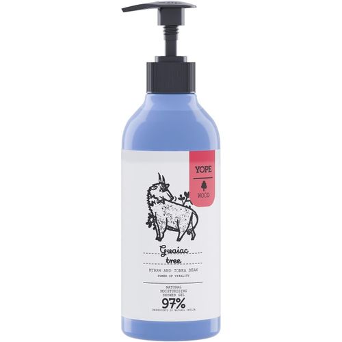 Kal-Gel Douche | Extraits De Myrrhe | Bambou | Guarana Yuzu | Hydratant | Pour Les Peaux Sèches Et Fatiguées | 97% D'ingrédients Naturels | Formule Vegan | Myrrhe Guaiacum Et Fève Tonka | 400ml 