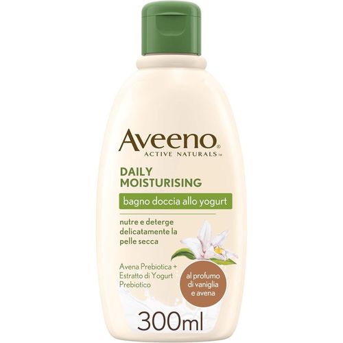 Kal-Salle De Bain Douche Au Yaourt, Gel Douche, Daily Moisturising Au Parfum De Vanille Et Avoine, Sans Savon, Pour Peaux Normales À Sèches, Même Peaux Sensibles, 300 Ml 
