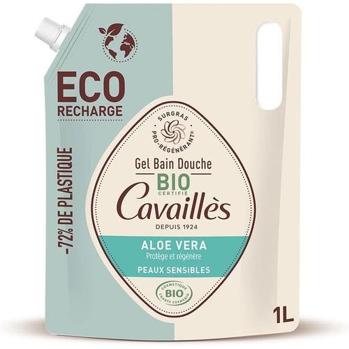 Kal-Rogé Gel Bain Douche Peaux Sensibles Aloe Vera Bio Éco-Recharge 1 L 