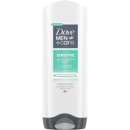 Kal-Dove Men+Care Gel Douche 3 En 1 Pour Le Corps, Le Visage Et Les Cheveux Pour Peaux Sensibles Et Sèches 250 Ml 1 Pièce 