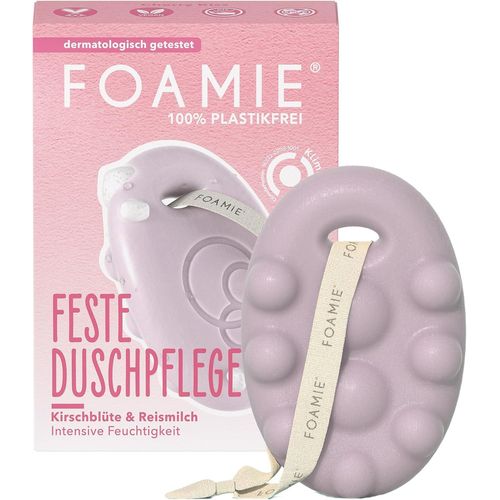 Kal-Gel Douche Ferme À La Fleur De Cerisier Et Au Lait De Riz, Soin De Douche Riche Pour Peaux Sèches Avec Effet Massant, Douche Fixe, 100% Végétalien, Sans Plastique, Sans Silicone, 80 G 