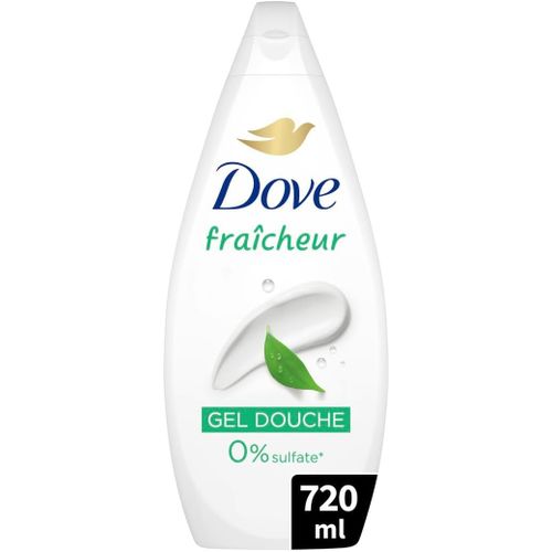 Kal-- Gel Douche - Essentiel Fraîcheur - Nettoie En Douceur Et Adoucit La Peau- Testé Dermatologiquement - 0% Sulfate - 720 Ml 