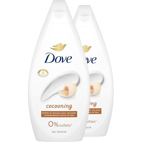 Kal-- Gel Douche - Essentiel Cocooning - Nettoie En Douceur Et Adoucit La Peau - Testé Dermatologiquement - 0% Sulfate (Lot Promo De 2x 450ml) 