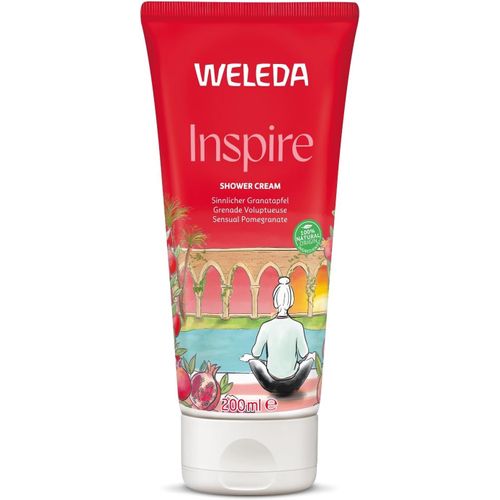 KAL-- Inspire Crème De Douche Grenade Voluptueuse - 200Ml - Nettoie La Peau En Douceur - Base Lavante Végétale Biodégradable, Douce Pour La Peau Et L'Environnement - Natrue - 200 Ml