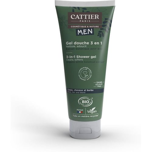 Kal-Men - Gel Douche Homme 3 En 1 Bio - Cheveux, Corps Et Barbe - 200ml 