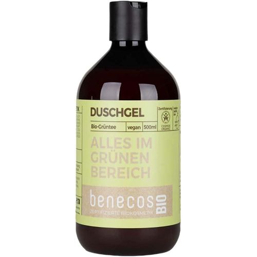 Kal-Gel Douche Bio - Thé Vert Bio - Tout Dans Le Domaine Vert - Végétalien - Plastique Recyclé 