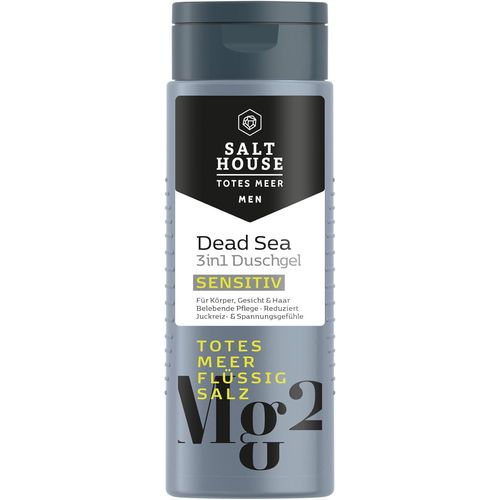Kal-Morte Meer Gel Douche 3 En 1 Sensible Aux Extraits D'algues Pour Peau Sensible Des Hommes 250 Ml 