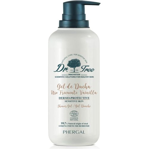 Kal-- Gel Douche Dermo-Protecteur À Usage Fréquent - Spécialement Pour Les Peaux Sensibles Ou Atopiques - Renforce Le Microbiome - 99,7pourcent Ingrédients Naturels - Vanille - 500 Ml 
