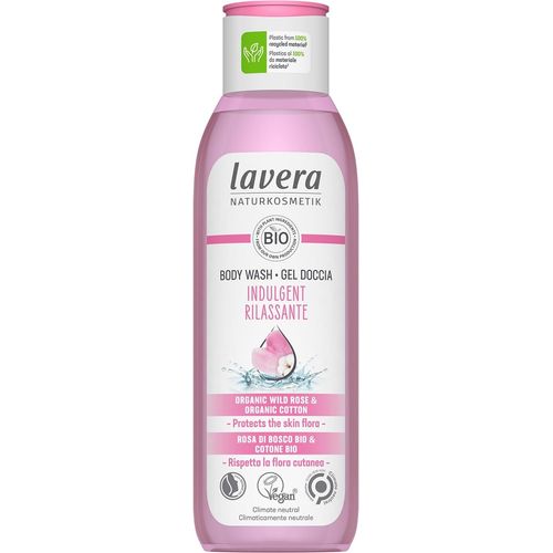 Kal-Gel Douche Indulgent - Protège La Flore De La Peau - Cosmétique Naturel - Végétalien - Avec Rose Sauvage Bio Et Coton Bio - Sans Silicone - 1 X 250 Ml 