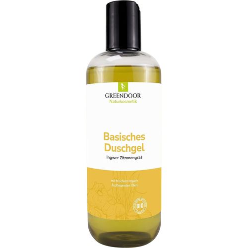 Kal-Gel Douche Basique Bio Gingembre Citronnelle 500ml, Cosmétique Naturelle Pour Le Peau, Sans Silicones Sulfates Microplastiques Paraben 