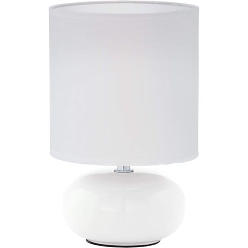 Kal-93046 Lampe De Table, Céramique, E14, Blanc